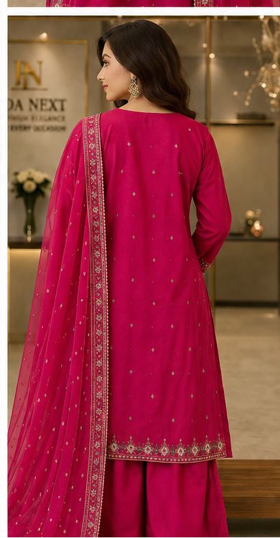 3 PC EMBROIDED FANCY COLLECTION