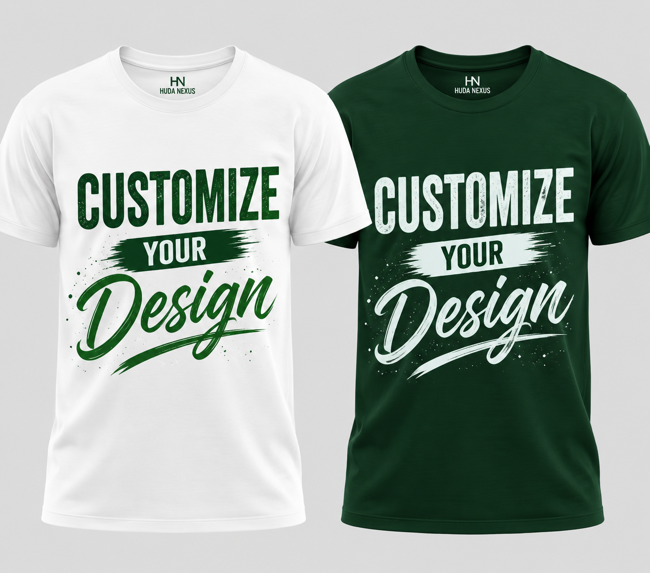 Custom Your Design T-Shirt – Personalized Printed T-Shirt | Huda Nexus
