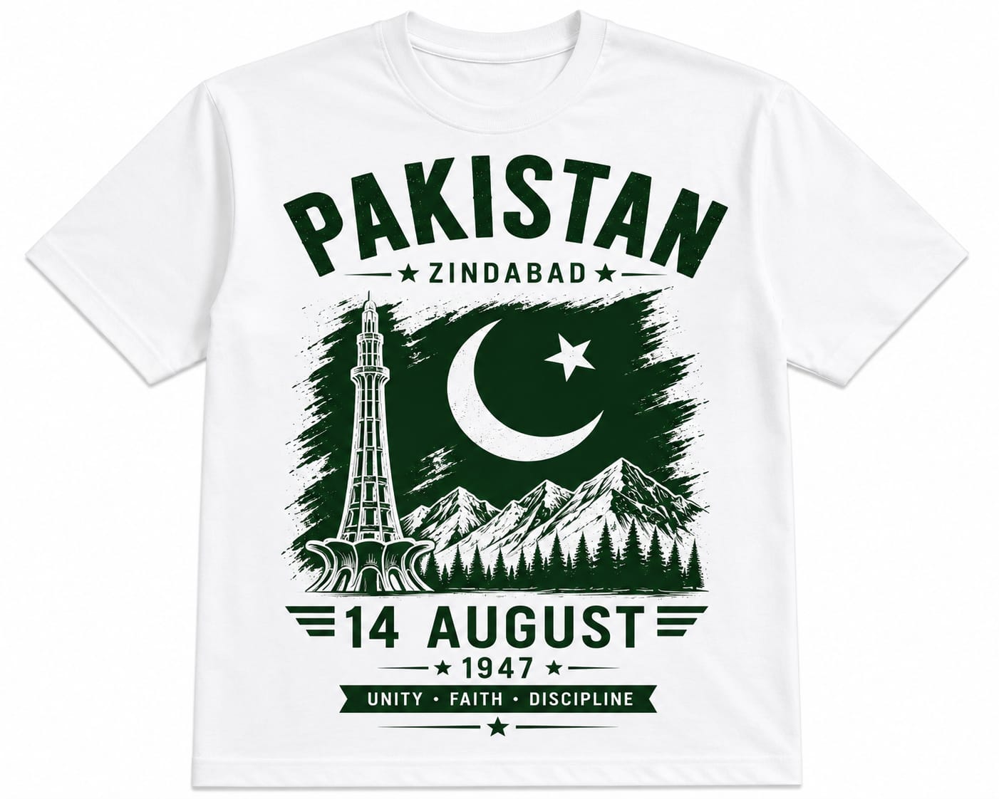 Pakistan Zindabad Independence Day T-Shirt – Premium Cotton Shirt