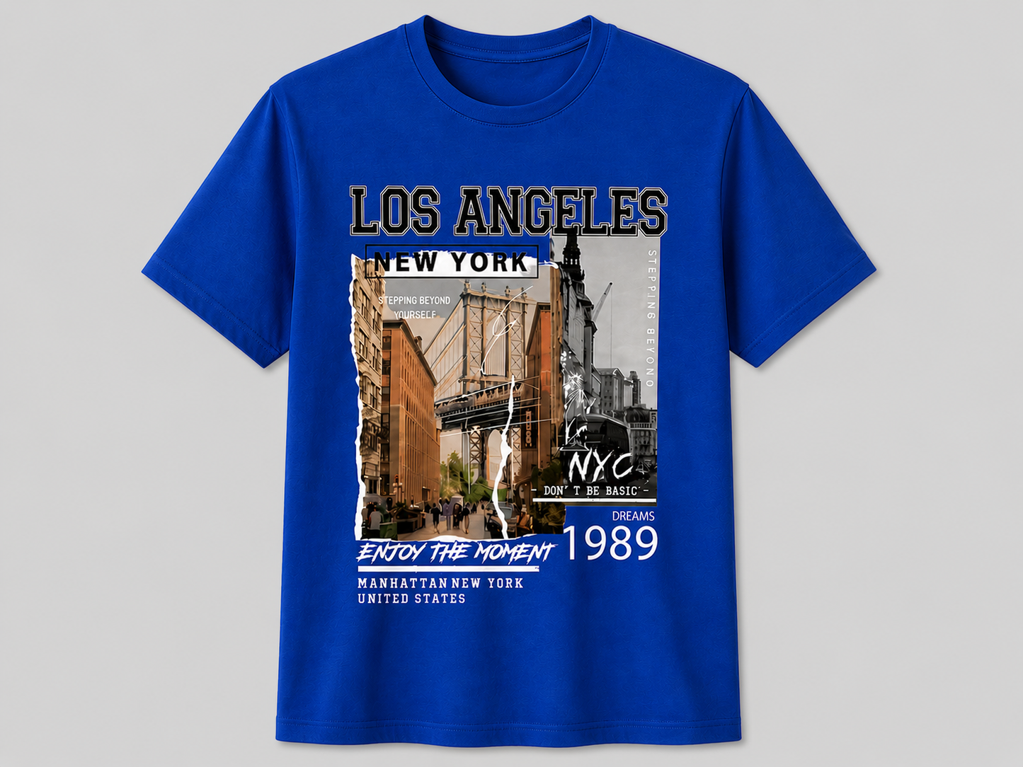NYC Graphic Royal Blue Men’s T-Shirt
