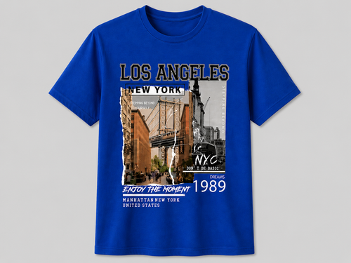 NYC Graphic Royal Blue Men’s T-Shirt