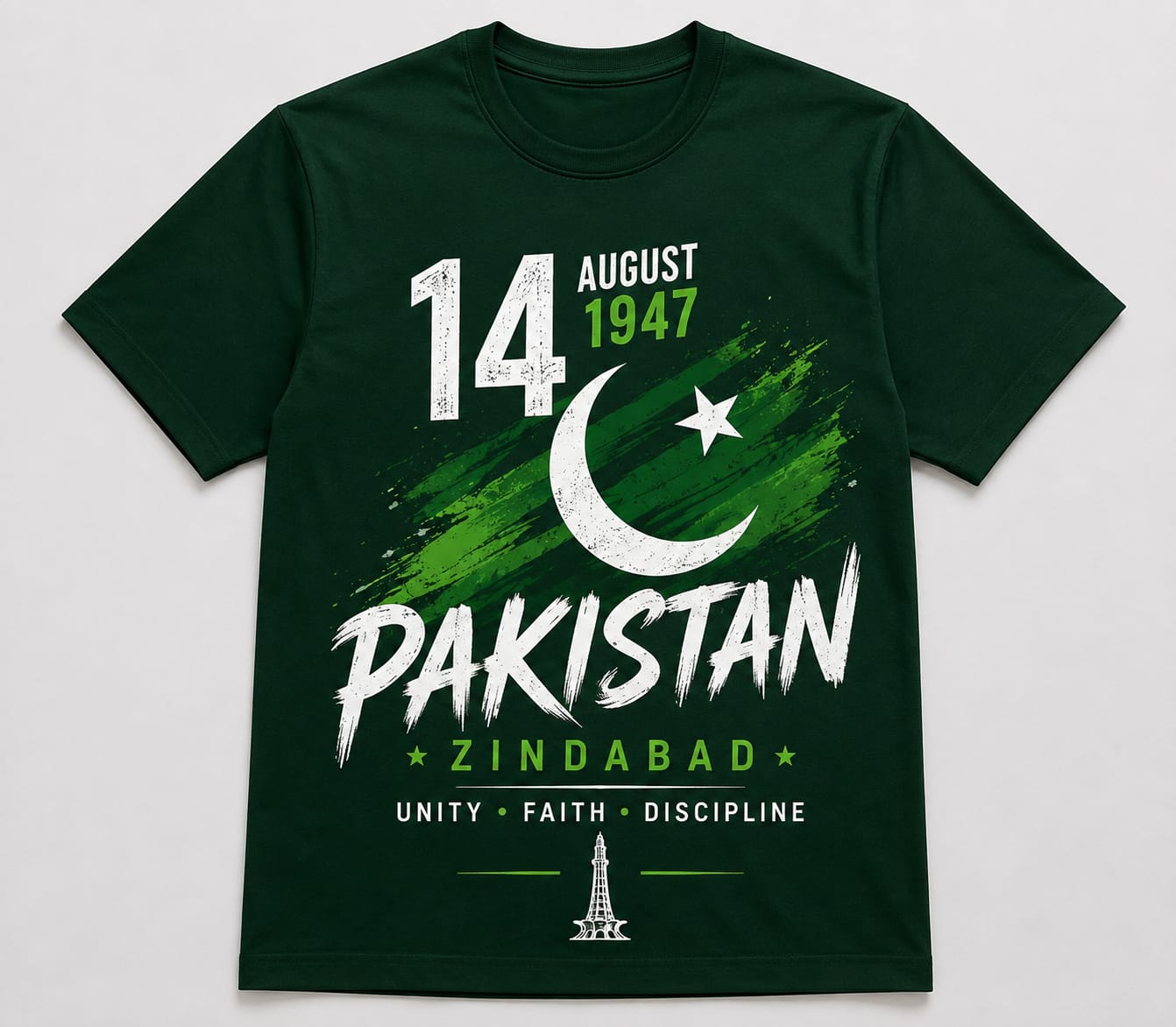4 August Pakistan Graphic T-Shirt – Premium Cotton Independence Day
