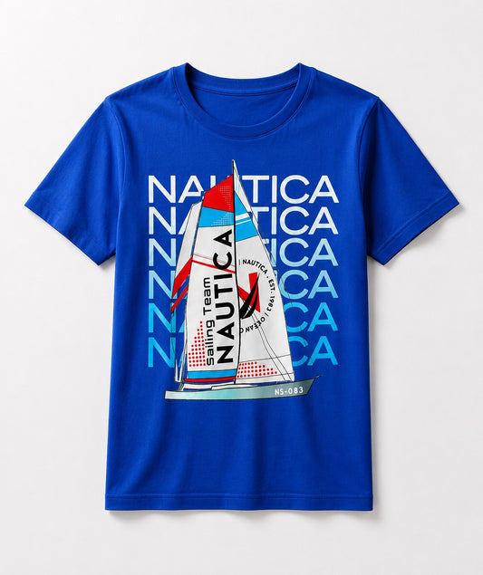 Nautica Sailing Team Graphic Blue T-Shirt