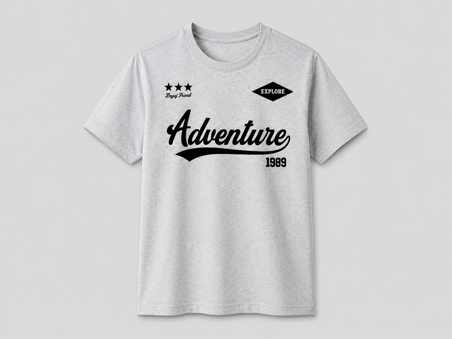 Men’s Premium Graphic T-Shirt – Light Grey
