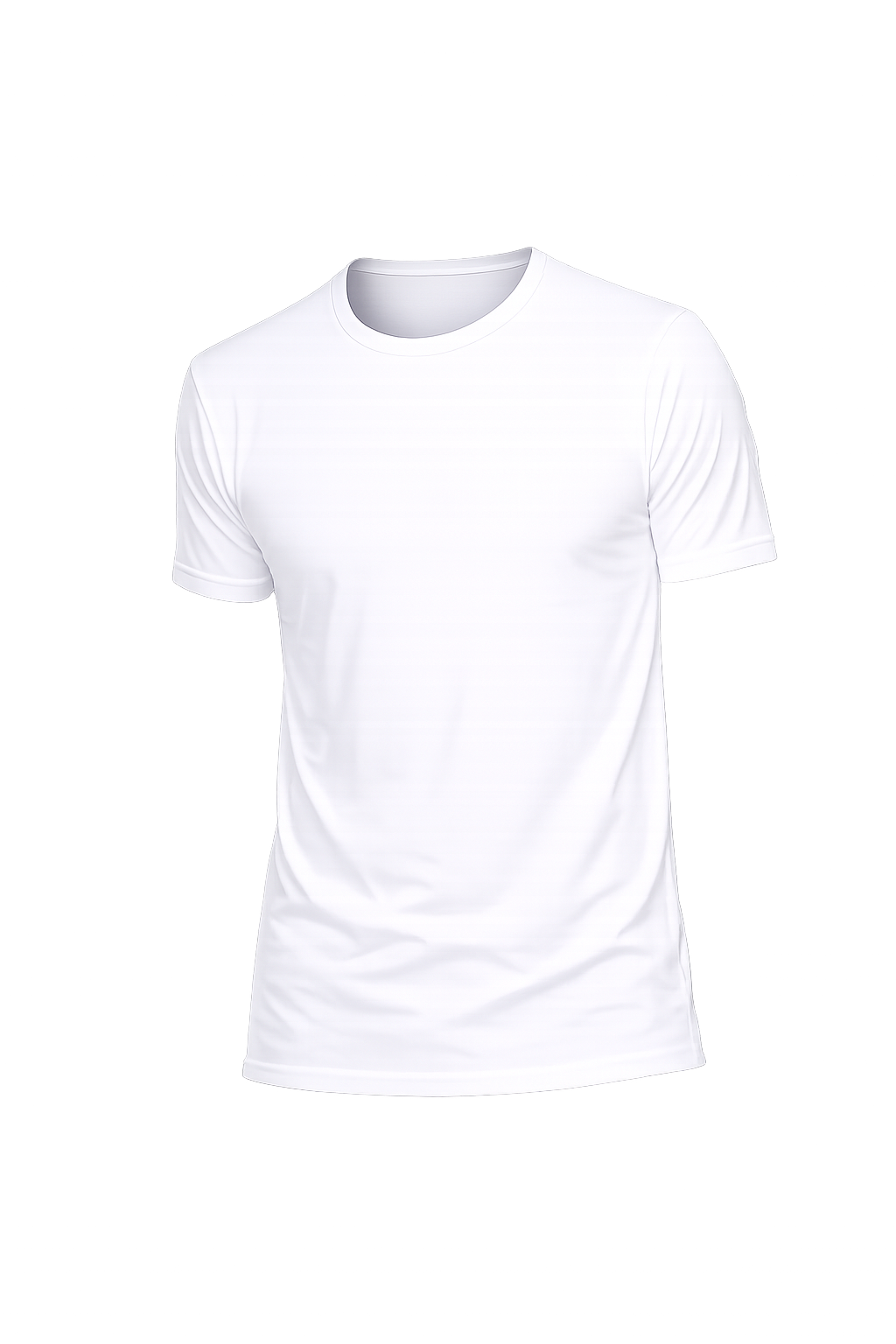 Basic Round Neck Half Sleeve T-Shirt – Classic White