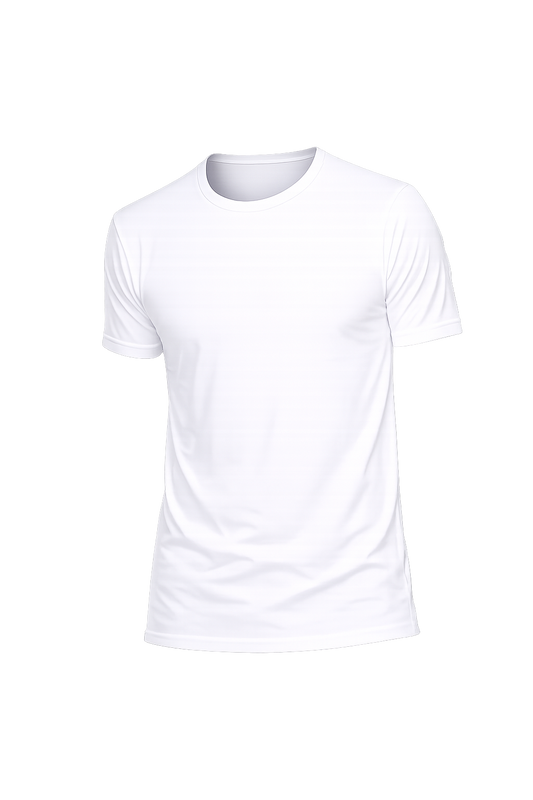 Basic Round Neck Half Sleeve T-Shirt – Classic White