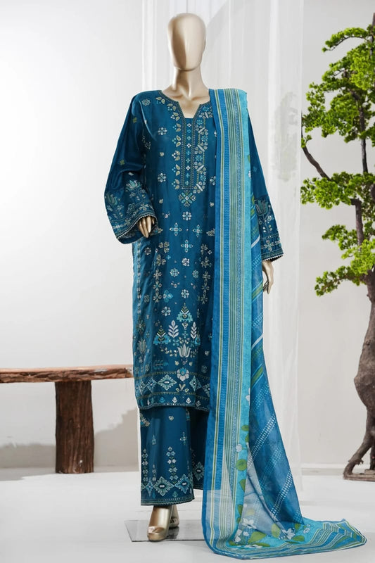 BINSAEED JAQUARD 3PC STICHED LAWN ARTICLE