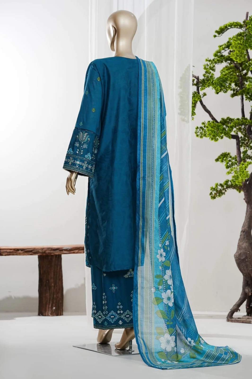 BINSAEED JAQUARD 3PC STICHED LAWN ARTICLE