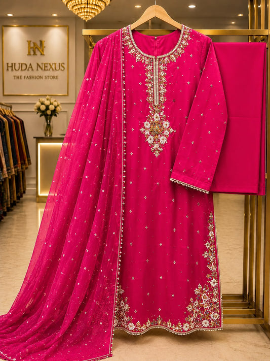 3 PC EMBROIDED FANCY COLLECTION