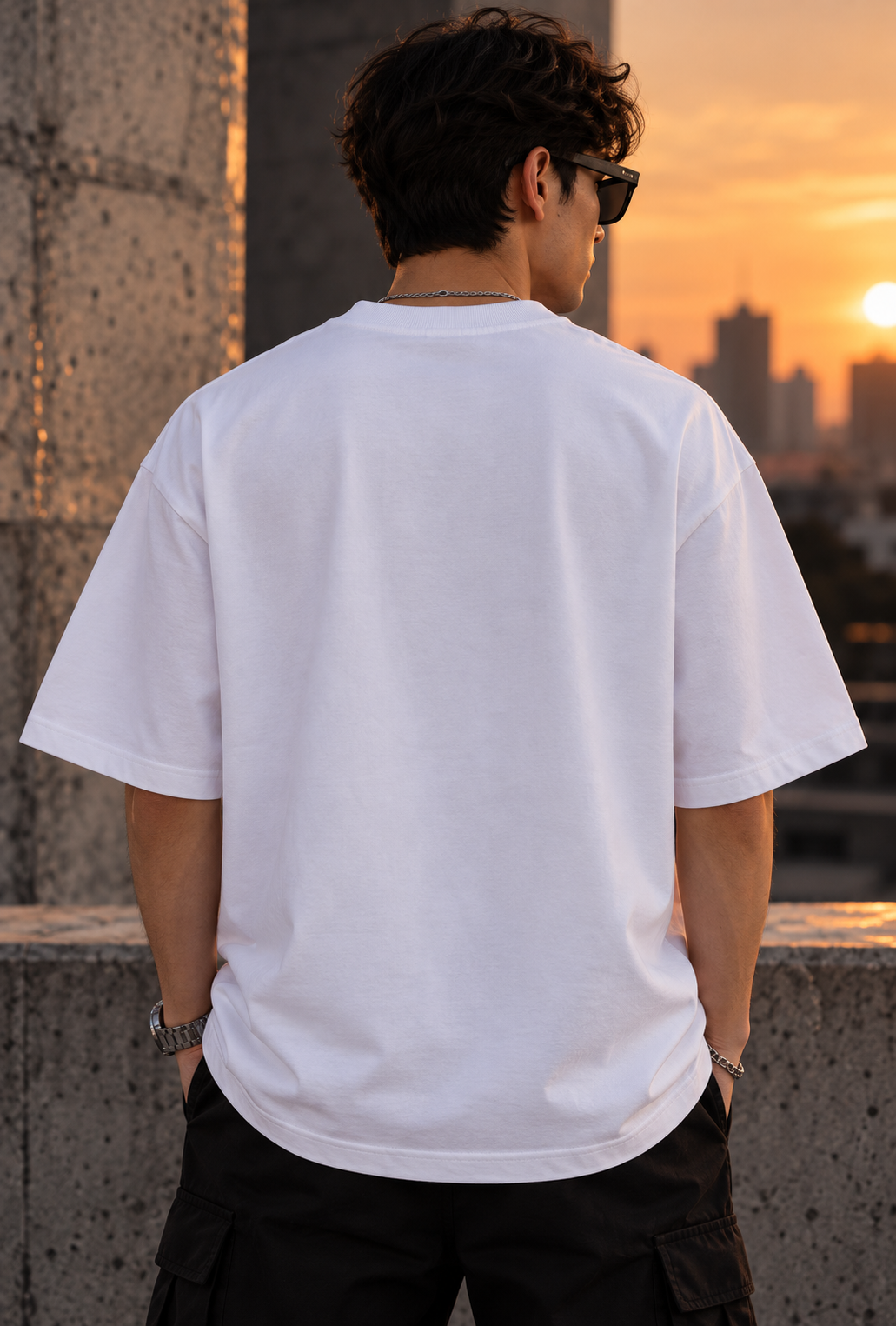 Stand Out Minimalist Oversized T-Shirt – White